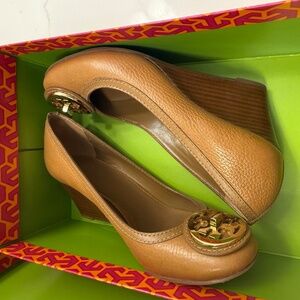 Tory Burch Selma Wedge - Royal Tan Color
